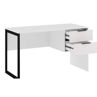 Стол с опорой Римини (МебельМаркет) Белый/Софт Милк - Изображение 2